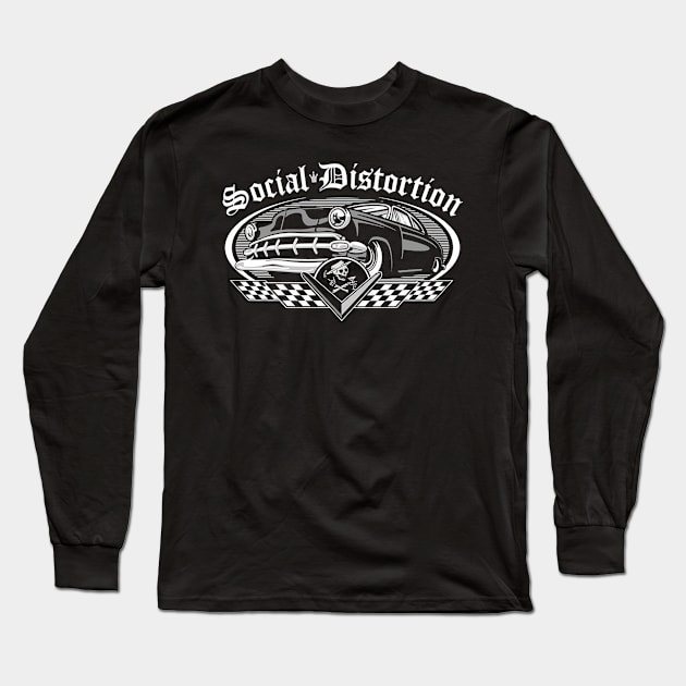 Social Distortion Long Sleeve T-Shirt by CosmicAngerDesign